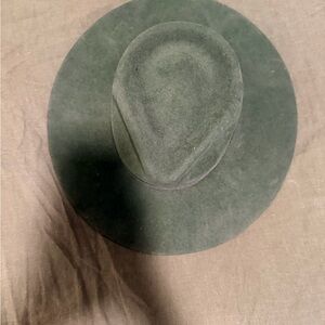 Vintage Green Felt  Western Hat – Made in Mexico